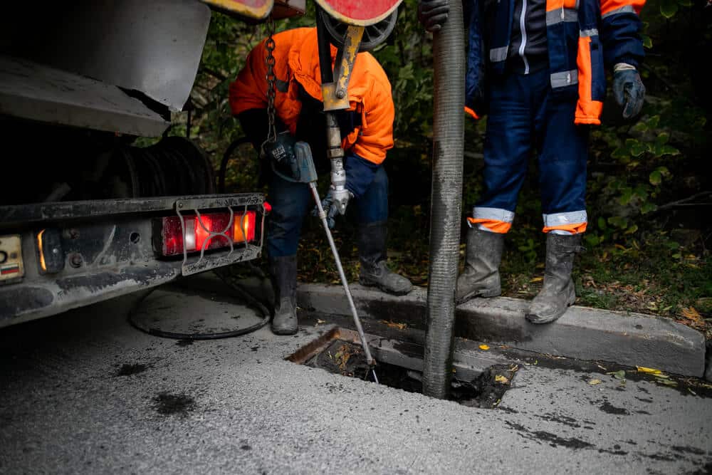 Cleaning storm drains - Tom's Plumber and Draning Services, LLC