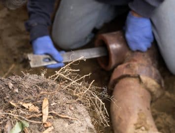 Man Digging Tree Roots - Tom