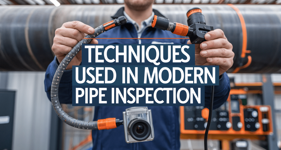 A Photo of Doing a Pipe Inspection