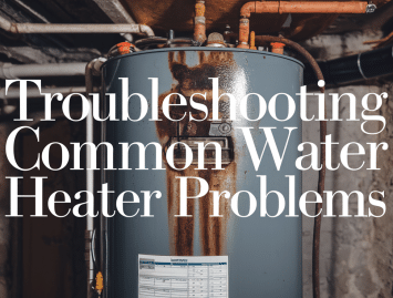 a water heater in a basement. The water heater is rusted and has a leak.